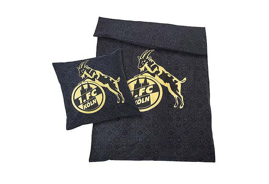 1. FC Köln Bettwäsche "Ausweichtrikot" 200 x 135 cm 100 % Baumwolle, 100% B günstig online kaufen