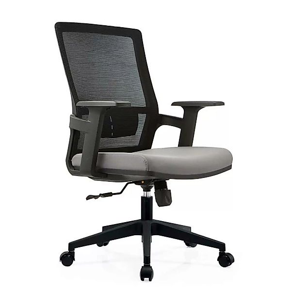 Schreibtischdrehstuhl mit Lendenwirbelstütze höhenverstellbarem Sitz günstig online kaufen