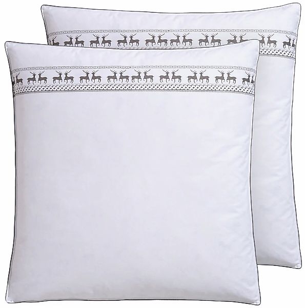 Älgdröm Federkopfkissen "Sorsele Kopfkissen 40x80cm oder 80x80 cm, 2-tlg" F günstig online kaufen