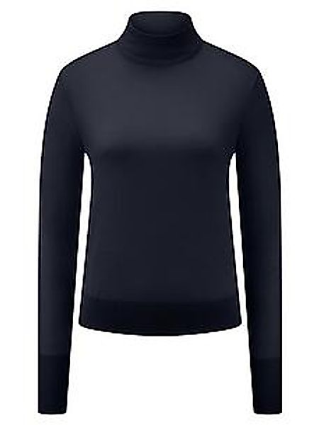 Rundhals-Pullover Peter Hahn blau günstig online kaufen