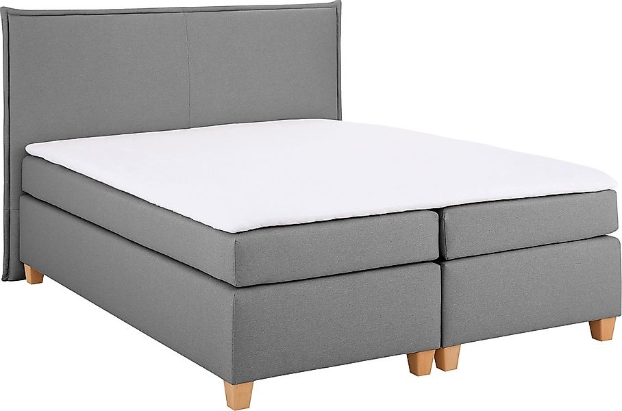 Home affaire Boxspringbett "Houssay", inkl. Topper, 5 Breiten, 2 Härtegrade günstig online kaufen