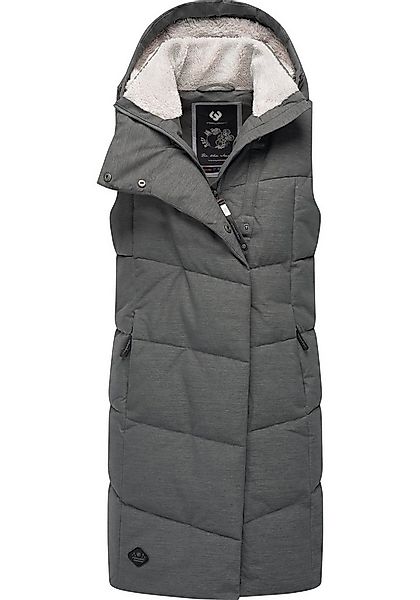 Ragwear Steppweste Pavla Vest stylische Winterweste mit Teddyfutter und Kap günstig online kaufen