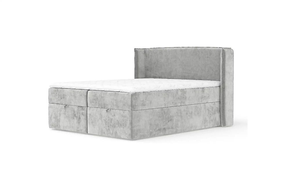 Boxspringbett mit Stauraum   ¦ grau ¦ Maße (cm): B: 178 H: 117 Betten > Kom günstig online kaufen