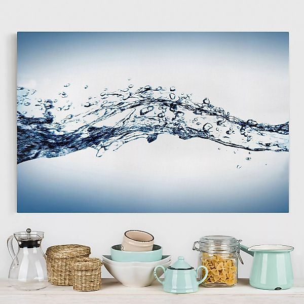 Leinwandbild - Querformat Water Splash günstig online kaufen
