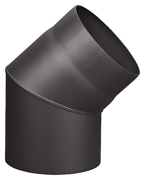 H&M Germany Ofenrohr Rauchrohr Ø150mm Bogen 45° ohne Tür schwarz metallic, günstig online kaufen