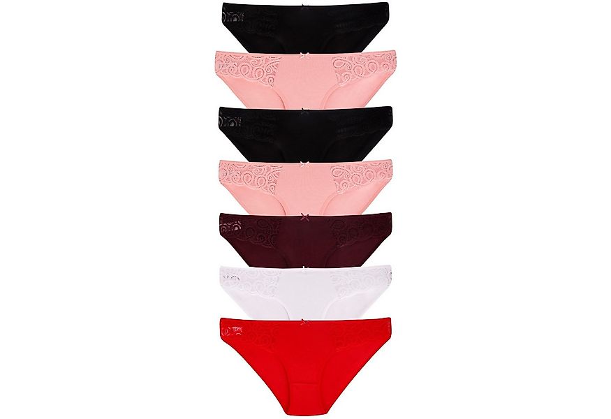 Dominant Bikinislip Damenunterwäsche (Packung, 7-St) aus elastischer Baumwo günstig online kaufen