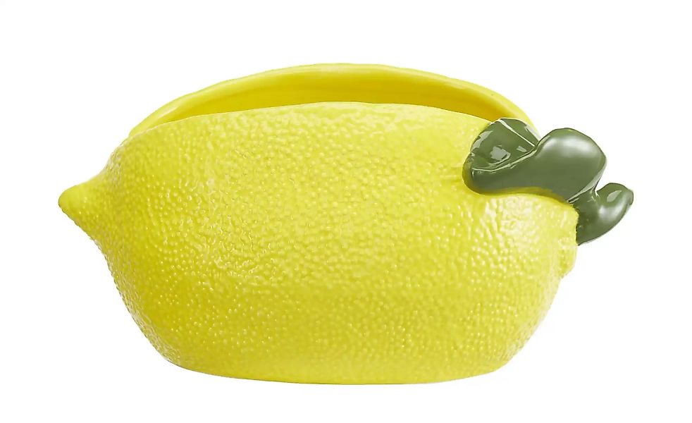 Schüssel  Zitrone ¦ gelb ¦ Dolomite ¦ Maße (cm): B: 24,5 H: 13 T: 15,5 Gesc günstig online kaufen