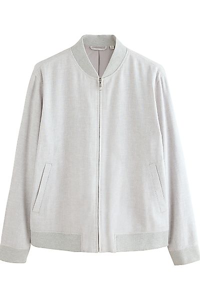 Next Bomberjacke Strukturierte Bomberjacke aus Leinengemisch günstig online kaufen