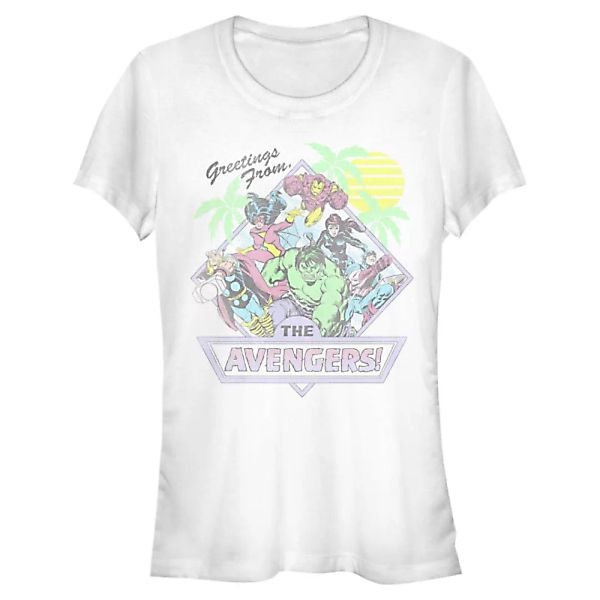 Marvel - Avengers - Gruppe Vacay Avengers - Frauen T-Shirt günstig online kaufen