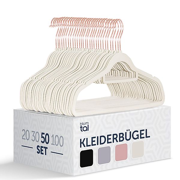 Blumtal Kleiderbügel Rutschfest - Samtoptik - günstig online kaufen