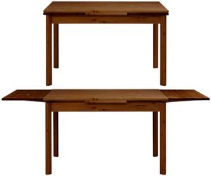 Home affaire Esstisch "Tirza" aus massiver Kiefer, FSC zertifiziert, mit Au günstig online kaufen