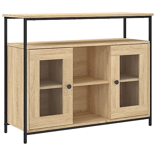 vidaXL Sideboard Sideboard Sonoma-Eiche 100x35x80 cm günstig online kaufen