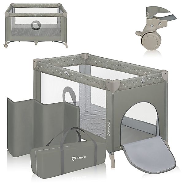 lionelo Baby-Reisebett Stefi, 120x60 cm Tragetasche günstig online kaufen