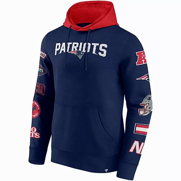 Fanatics Kapuzenpullover New England Patriots NFL Sleeve Prints günstig online kaufen