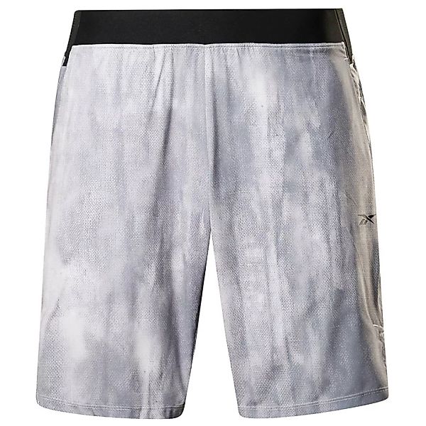 Reebok Epic Aop Lightweight Shorts Hosen L Pure Grey 2 günstig online kaufen
