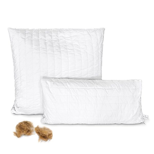 Feluna Kopfkissen Kamelhaar Kopfkissen–Ergonomisch & Atmungsaktiv günstig online kaufen
