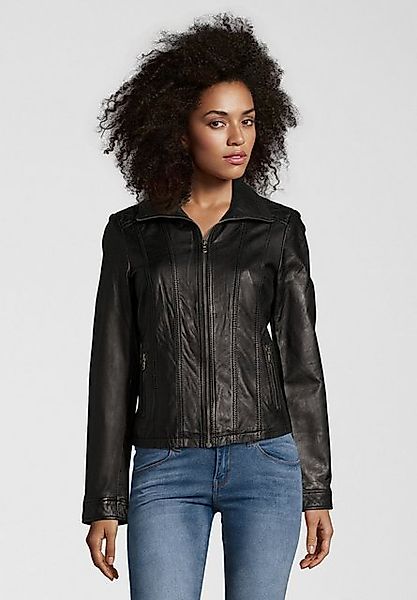7eleven Lederjacke DORIE (1-St) mit taillierter Passform günstig online kaufen
