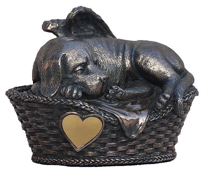MystiCalls Dekofigur Hunde Urne als Hunde-Engelfigur günstig online kaufen