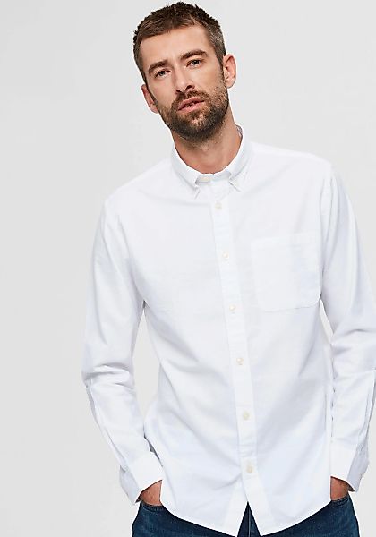 SELECTED HOMME Langarmhemd "SLHREGRICK-OX SHIRT LS NOOS", mit Brusttasche günstig online kaufen