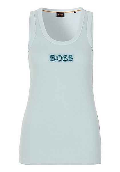 BOSS ORANGE T-Shirt Ematite Stonebadg Premium Damenmode mit glitzerndem Log günstig online kaufen