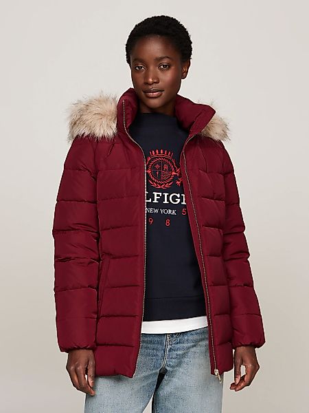 Tommy Hilfiger Steppjacke, mit Kapuze, mit Logopatch günstig online kaufen