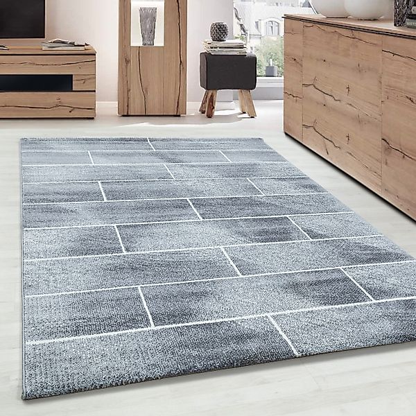Carpettex Frisé-Teppich Geometrisch Design, Läufer, Höhe: günstig online kaufen