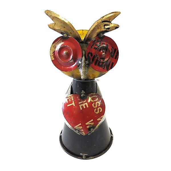 VARIOS Dekofigur Deko Figur Zaunhocker Eule günstig online kaufen