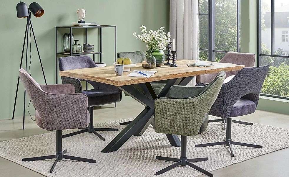 Armlehnstuhl drehbar Albert 1 ¦ braun ¦ Maße (cm): B: 62 H: 85 T: 60.0 Stüh günstig online kaufen