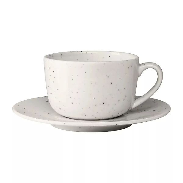 Freckle Tasse mit Untertasse 26cl weiß günstig online kaufen