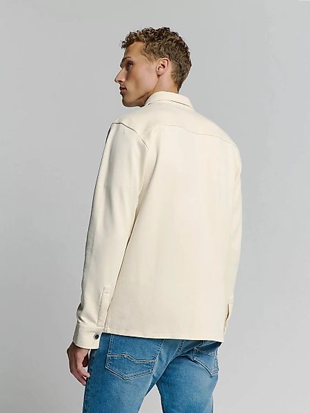 NO EXCESS Langarmhemd "No Excess Sweat Overshirt mit Knopfverschluss" günstig online kaufen