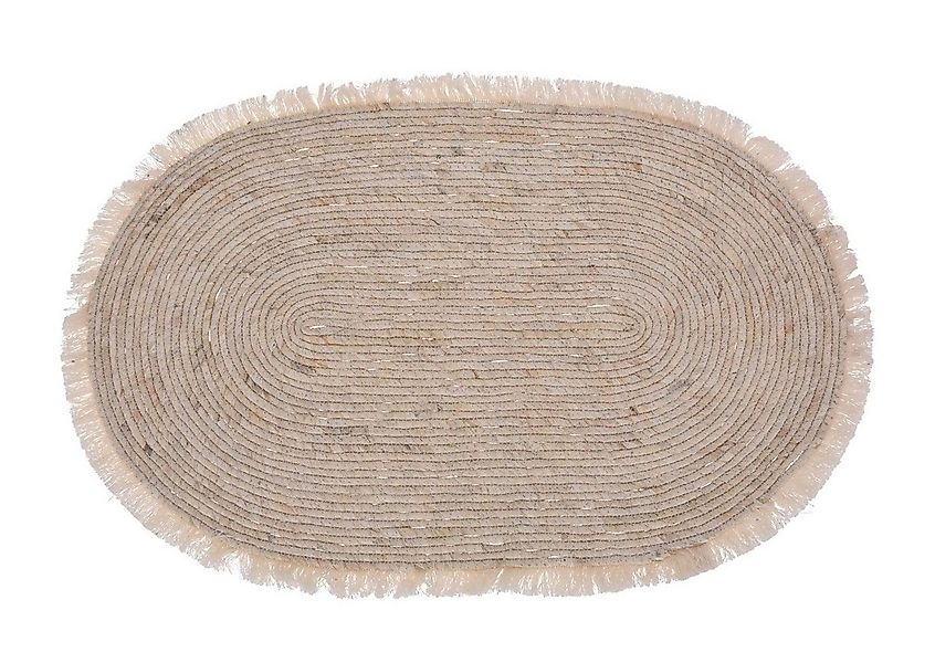 Koopman Teppich SUJU, Beige, B 50 cm, L 80 cm, Schilfgras, oval günstig online kaufen