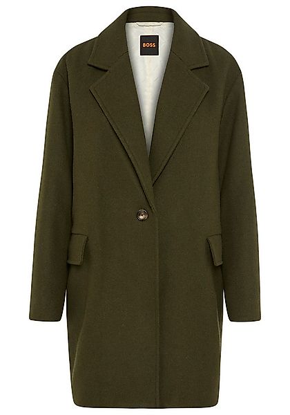 BOSS ORANGE Kurzmantel Calesara Premium Damenmode in gerader Passform, Woll günstig online kaufen