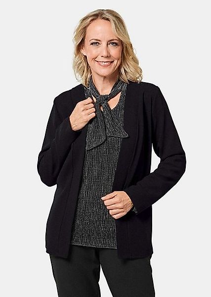 GOLDNER Longblazer Schicke Crêpe-Longjacke günstig online kaufen