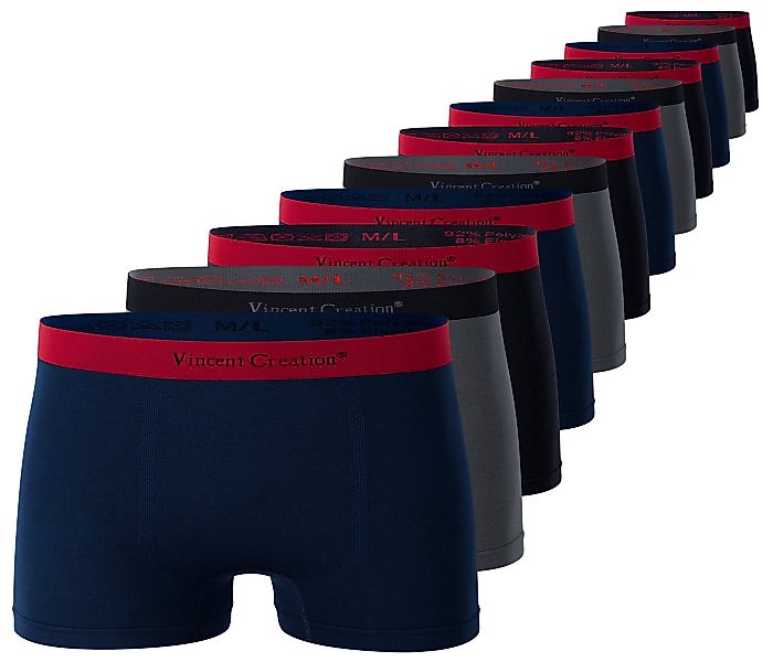 Vincent Creation® Boxershorts 12er Pack, Microfaser - Seamless (12-St) weic günstig online kaufen