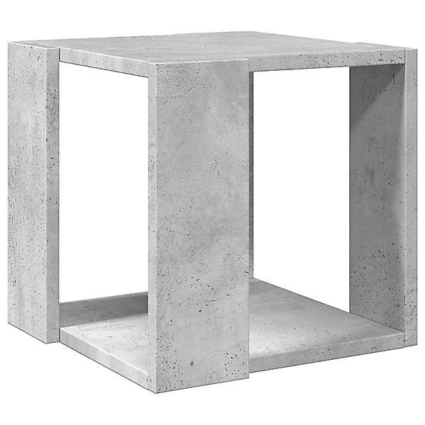 furnicato Couchtisch Betongrau 32x32x30 cm Holzwerkstoff günstig online kaufen