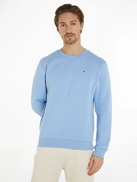 Tommy Jeans Sweatshirt TJM REGULAR FLEECE C NECK mit Markenlogo auf der Bru günstig online kaufen