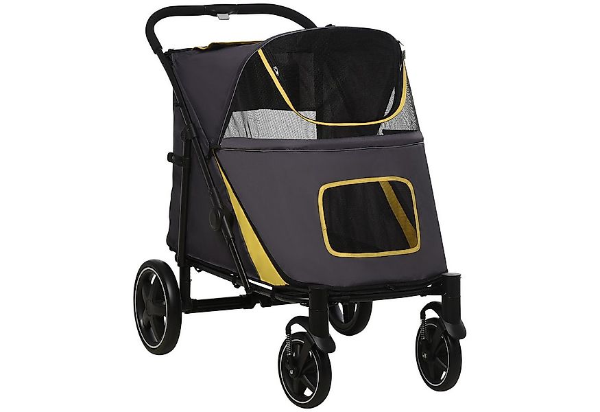 MC Star Hundebuggy Hundewagen faltbar mit Kissen und Sicherheitsleinen, Kat günstig online kaufen