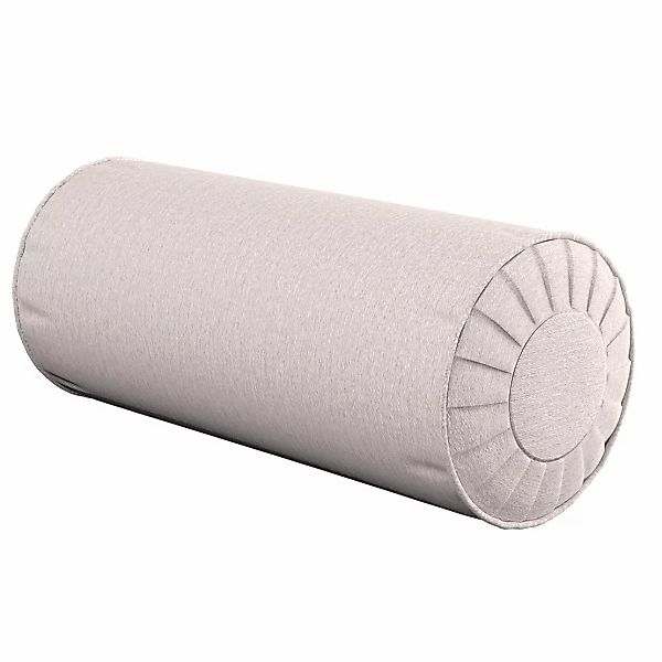 Nackenrolle mit Falten, hellbeige, Ø 20 x 50 cm, Madrid (162-21) günstig online kaufen