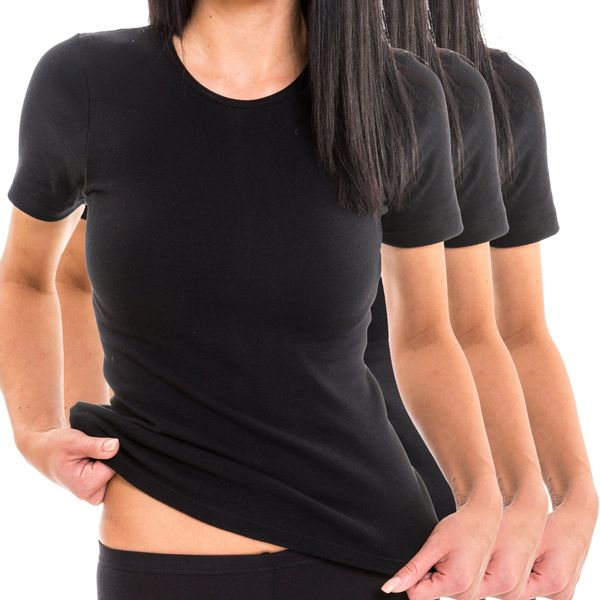 HERMKO Unterziehshirt 1800 3er Pack Damen günstig online kaufen