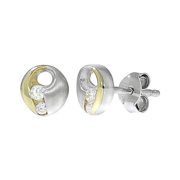 Vivance Paar Ohrstecker 925 Silber zweifarbig günstig online kaufen