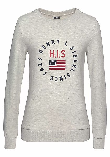 H.I.S Sweatshirt mit Logodruck, Loungeanzug günstig online kaufen