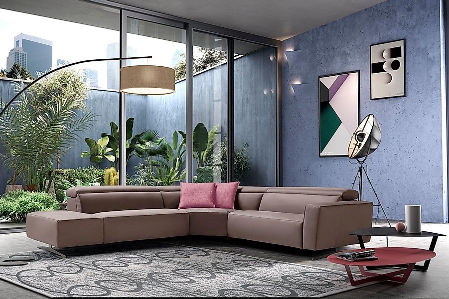 Egoitaliano Ecksofa "Stefanie-e, Designsofa der Extraklasse, bequem mit hoh günstig online kaufen