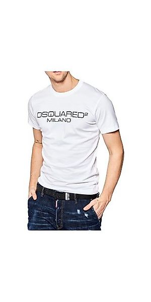 Dsquared2 Print-Shirt Dsquared2 Milano Print T-Shirt Weiß Herren S günstig online kaufen