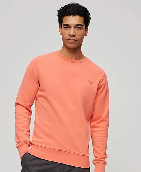 Superdry Sweater VINTAGE WASHED SWEATSHIRT Hot Coral günstig online kaufen