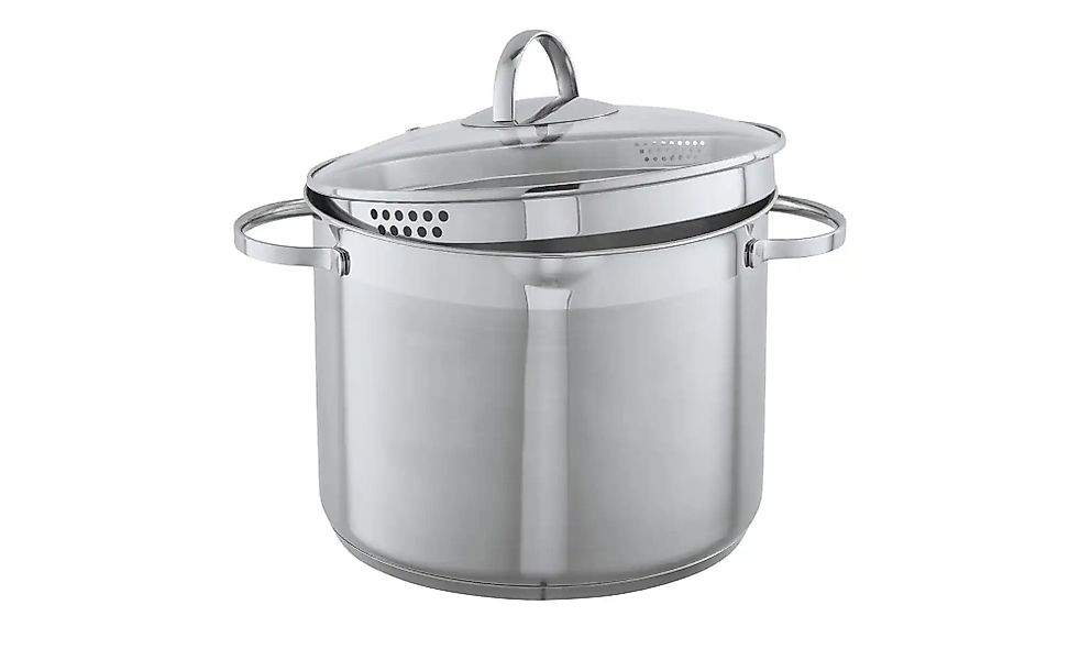 KHG Kochtopf mit Ausguß  Gina ¦ silber ¦ Edelstahl,Aluminium ¦ Maße (cm): H günstig online kaufen