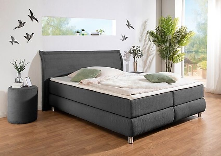 Home affaire Boxspringbett »"Coloma" erhältlich in H2, H3 oder H4 inkl. Top günstig online kaufen
