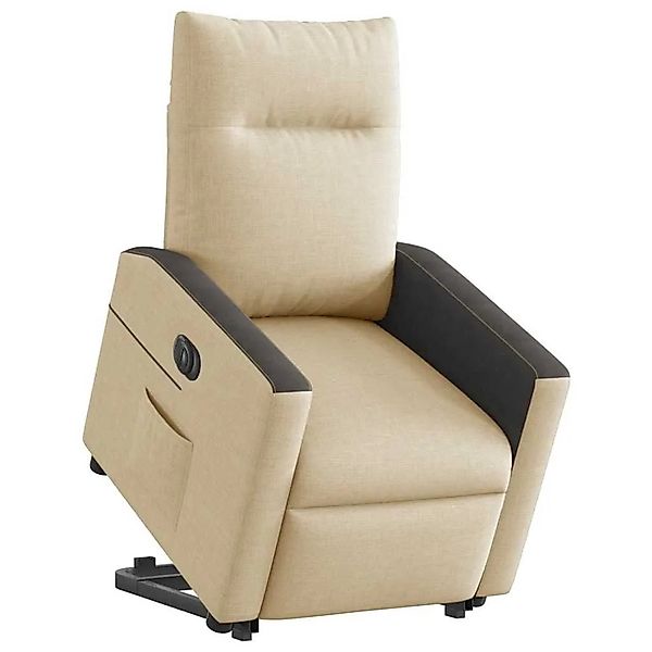 vidaXL Relaxsessel mit Aufstehhilfe Elektrisch Creme Stoff 3324070 günstig online kaufen