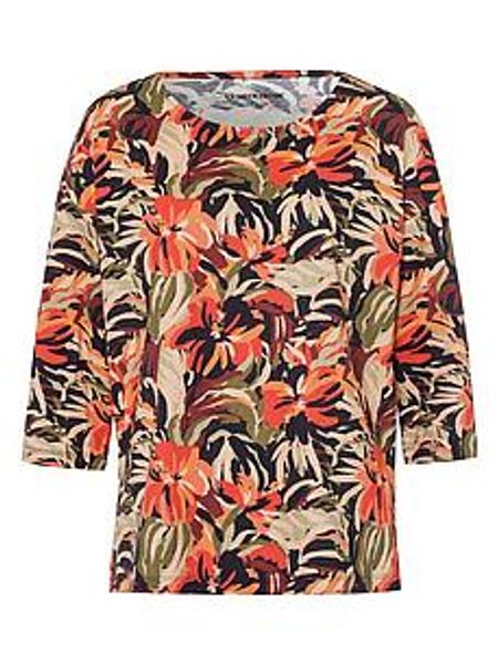 Rundhals-Shirt Gurli Green Cotton schwarz günstig online kaufen