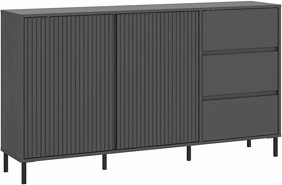 Home affaire Sideboard "viel Stauraum, Soft Close, 2 Türen und 3 Schubkaste günstig online kaufen