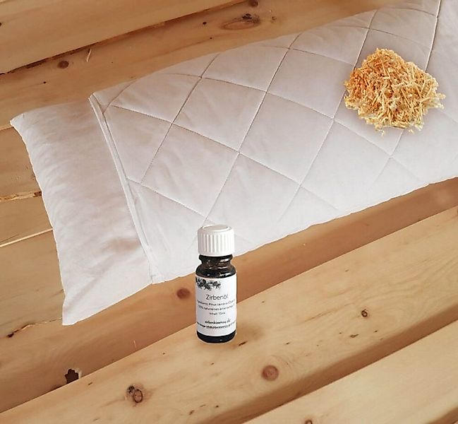 zirbenkissen24 Zirbenkissen Zirbenkissen doppelbezug + 10ml günstig online kaufen